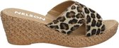 Nelson dames sandaal - Leopard - Maat 39