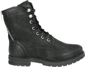 Nelson dames veterboot. - Zwart - Maat 38