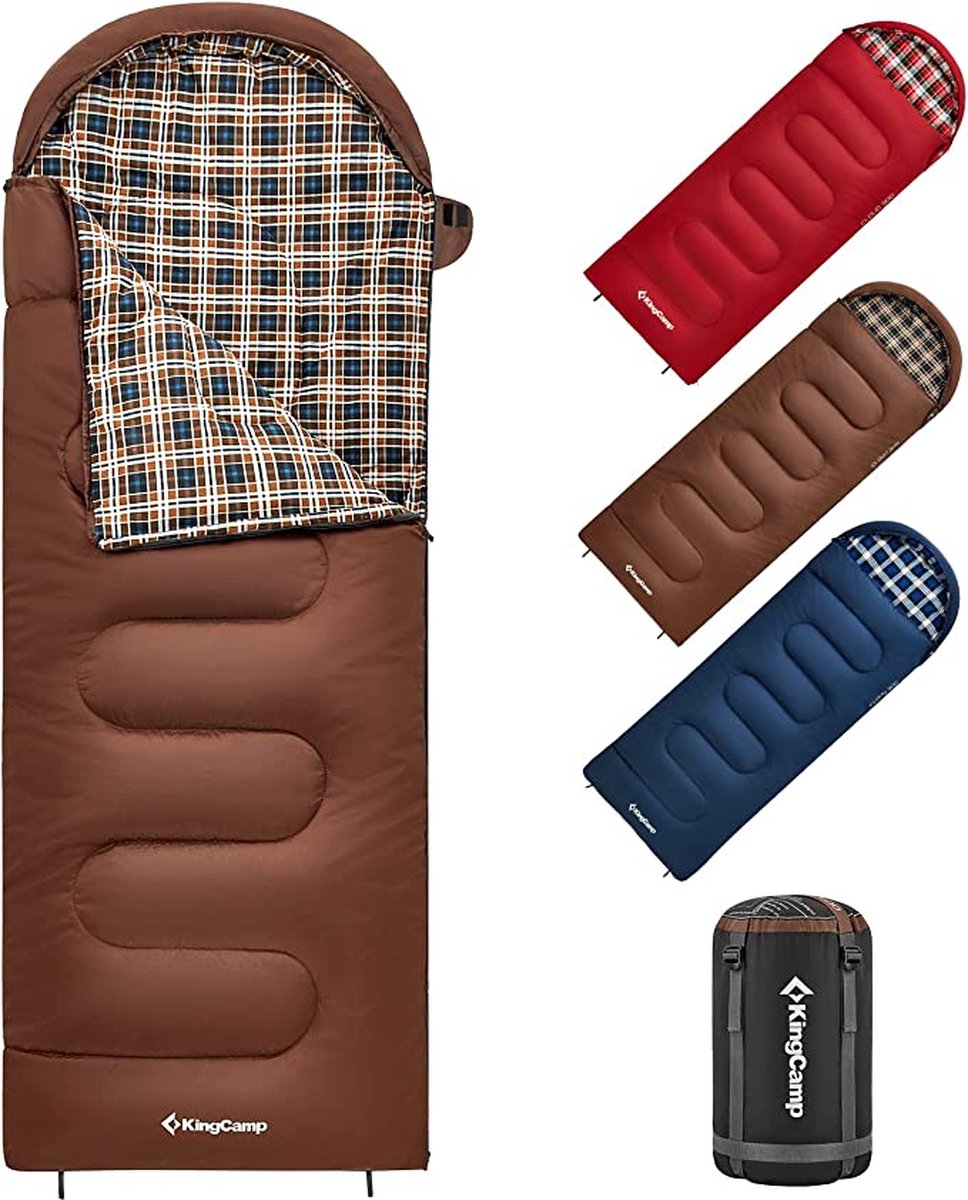 sleeping bag / Premium Sleeping Bag Adults & Kids - Warm 3-4 Seasons, Waterproof Lightweight Sleeping Bag for Men, Women, Camping, Festivals &