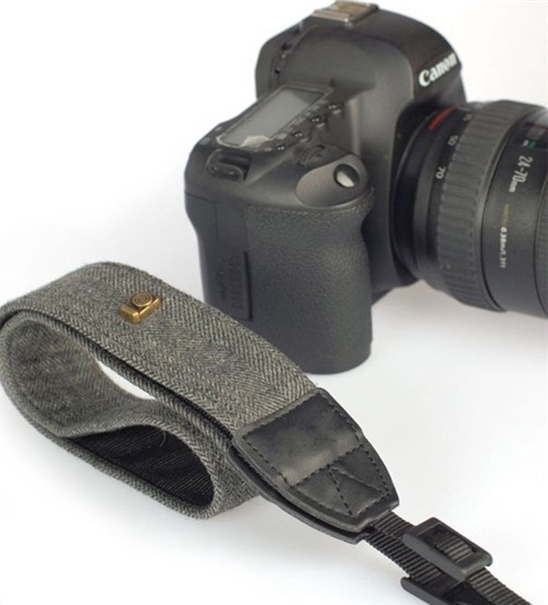 Techvavo® Retro Vintage Verstelbare Schouderband voor Digitale en Spiegelreflex Camera - Bruin
