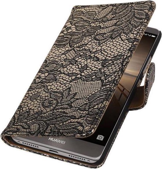 Bol Com Wicked Narwal Lace Bookstyle Book Case Wallet Case Voor Huawei Mate 9 Zwart