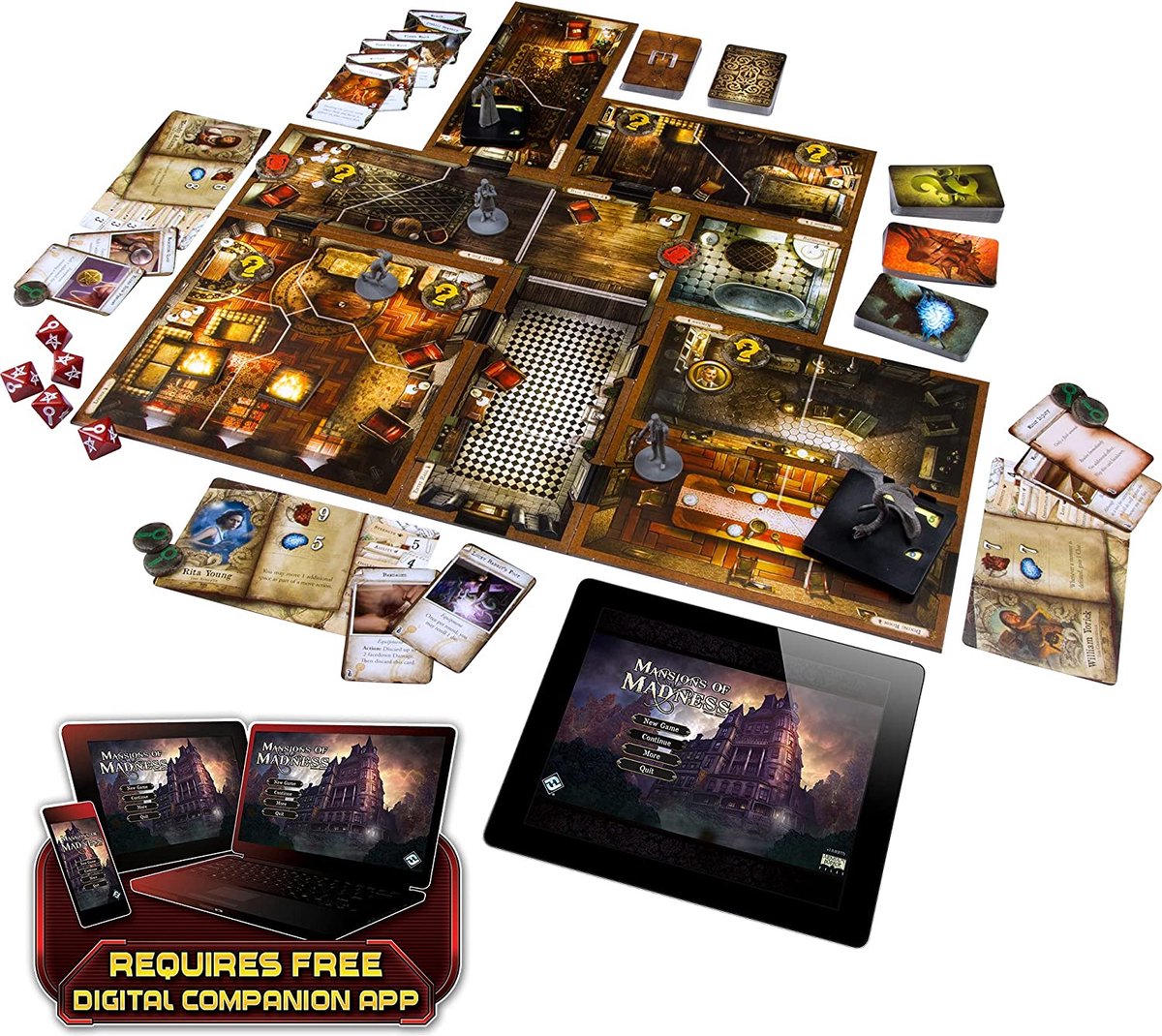 Mansions of Madness - Engelstalig Bordspel — afbeelding 6