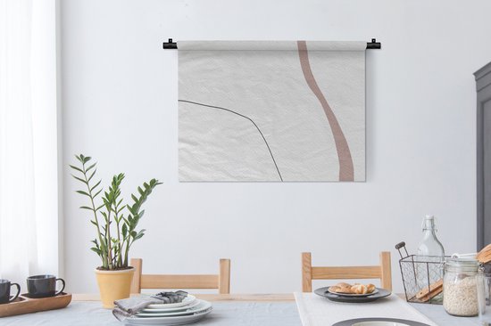 Tapisserie - Tapisserie - Ligne - Pastel - Design - 90x67,5 cm - Tapisserie