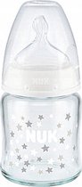 NUK Glazen fles First Choice ⁺ , 120 ml, 0-6 m, wit 0-6 maanden