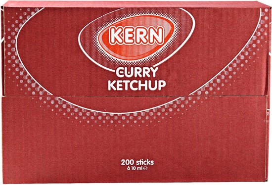 Kern Curry ketchup sachets - Doos 200 stuks x 1 cl