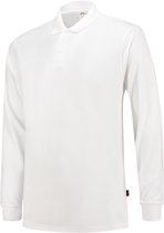 Tricorp 202005 Poloshirt UV Block Cooldry manches longues blanc taille XL