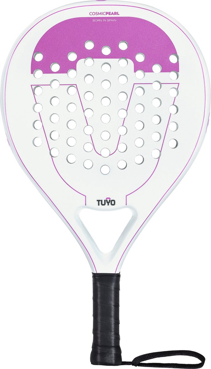 Padel racket - TUYO - Cosmic Pearl - gevorderde speler - druppelvorm
