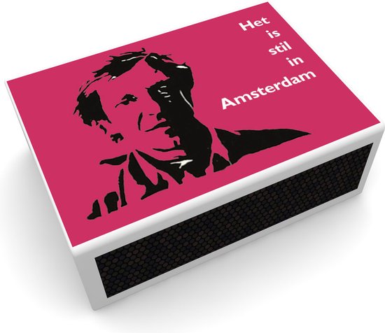Ramses Shaffy - Het is stil in Amsterdam - Unieke handgemaakte uitgave verpakt in een luxe geschenkdoos van MatchBoox - Kunstboeken