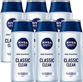 Nivea Men Shampoo Classic Clean 6 x 250ml - Voordeelverpakking
