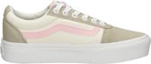 VANS WM Ward Platform Beige -Maat 38