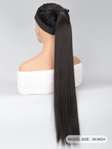 Natuurlijke lange synthetische ponytail