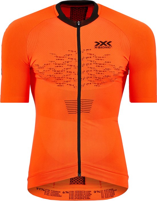 XBionic The Trick G2 Fiets Jersey Korte Mouwen Doorlopende Rits Heren