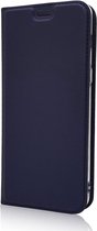 Samsung Galaxy A8 (2018) Portemonnee Hoesje Blauw