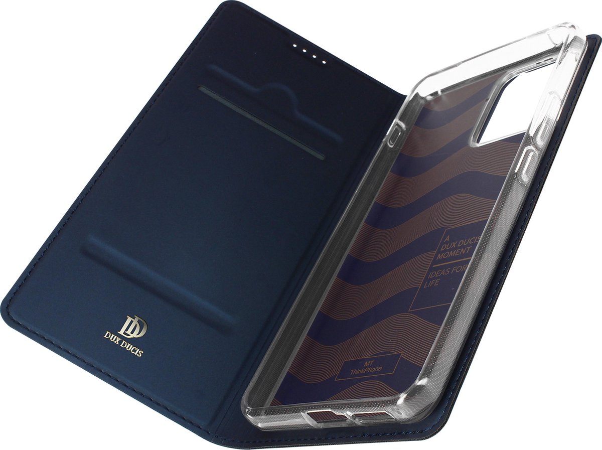 Dux Ducis Skin Pro Motorola ThinkPhone Hoesje Portemonnee Blauw