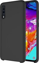 Samsung Galaxy A70 Siliconen Hoesje Zwart