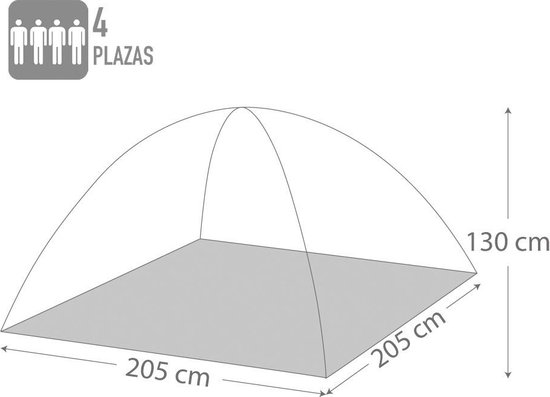 Aktive Tent Wit 4 Places van Aktive — afbeelding 4