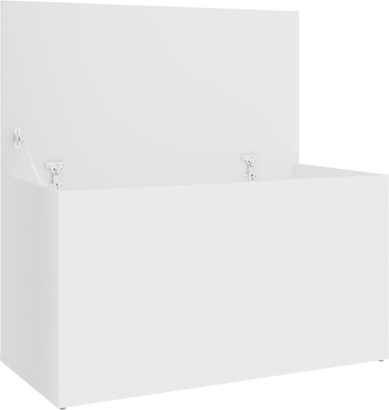 VDXL Opbergkist 84x42x46 cm bewerkt hout wit