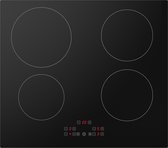 Tomado TIH6001B - Inbouw inductiekookplaat - 1 fase - 4 kookzones - Zwart