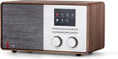 Pinell Supersound 301 - DAB+ Internetradio - Spotify Connect - walnoot hout