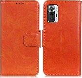 Voor Xiaomi Redmi Note 10 Pro Nappa Texture Horizontale Flip Leren Case met Houder & Kaartsleuven & Portemonnee (Oranje)