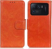 Voor Xiaomi Mi 11 Ultra Nappa Texture Horizontale Flip Leather Case met houder & kaartsleuven & portemonnee (oranje)