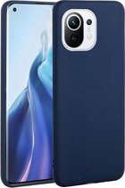 Voor Geschikt voor Xiaomi Mi 11 Candy Color TPU Case (blauw)
