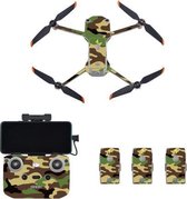 STARTRC Drone + afstandsbediening + batterij beschermende PVC-sticker voor DJI Air 2S (camouflage groen)