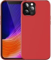 Frosted Magnetic TPU beschermhoes voor iPhone 11 Pro (rood)