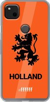 6F hoesje - geschikt voor Google Pixel 4a -  Transparant TPU Case - Nederlands Elftal - Holland #ffffff