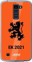 6F hoesje - geschikt voor LG K10 (2016) -  Transparant TPU Case - Nederlands Elftal - EK 2021 #ffffff