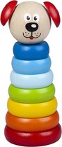 Detoa Stapelspel Hond Junior 17,5 X 6,5 Cm Hout 8-delig