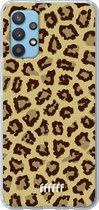 6F hoesje - geschikt voor Samsung Galaxy A32 4G -  Transparant TPU Case - Jaguar Print #ffffff