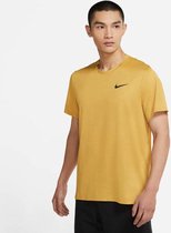 Nike Pro Dri-FIT shirt heren geel