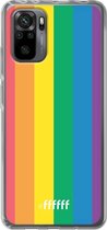 6F hoesje - geschikt voor Xiaomi Redmi Note 10 Pro -  Transparant TPU Case - #LGBT #ffffff