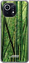 6F hoesje - geschikt voor Xiaomi Mi 11 -  Transparant TPU Case - Bamboo #ffffff