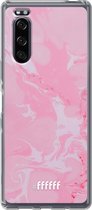 Sony Xperia 5 II Hoesje Transparant TPU Case - Pink Sync #ffffff