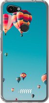 6F hoesje - geschikt voor Google Pixel 3a -  Transparant TPU Case - Air Balloons #ffffff