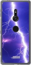 6F hoesje - geschikt voor Sony Xperia XZ2 -  Transparant TPU Case - Thunderbolt #ffffff