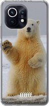6F hoesje - geschikt voor Xiaomi Mi 11 -  Transparant TPU Case - Polar Bear #ffffff