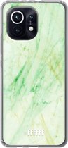 6F hoesje - geschikt voor Xiaomi Mi 11 -  Transparant TPU Case - Pistachio Marble #ffffff