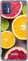 6F hoesje - geschikt voor Motorola Moto G9 Plus -  Transparant TPU Case - Citrus Fruit #ffffff