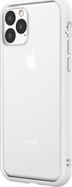 Apple iPhone 11 Pro Hoesje - Rhinoshield - MOD NX Serie - Hard Kunststof Backcover - Transparant / Wit - Hoesje Geschikt Voor Apple iPhone 11 Pro