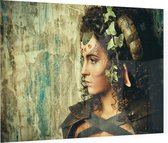 Fantasy Cosplay woman - Foto op Plexiglas - 90 x 60 cm
