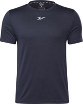 Reebok WR Melange Shirt Heren - sportshirts - navy (marineblauw) - Mannen