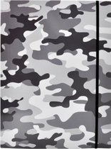 Verhaak Elastomap Camouflage A4 Karton Grijs