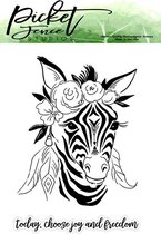 Boho Zebra Clear Stamps (BH-101)