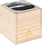 Royal Catering Espresso kraanhouder - GN 1/6 - 2200 ml - met klopstang en houten lambrisering