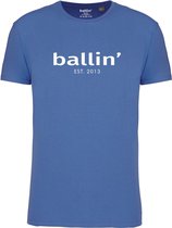 Ballin Est. 2013 - Heren Tee SS Regular Fit Shirt - Blauw - Maat M
