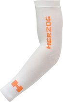 Herzog Pro Compression Armsleeves Kort - wit - maat L