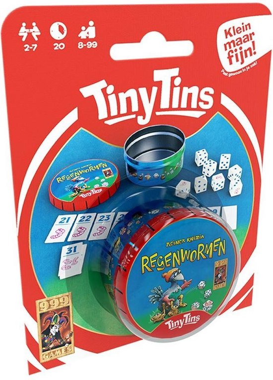 Afbeelding van het spel Tiny Tins - Regenwormen spel